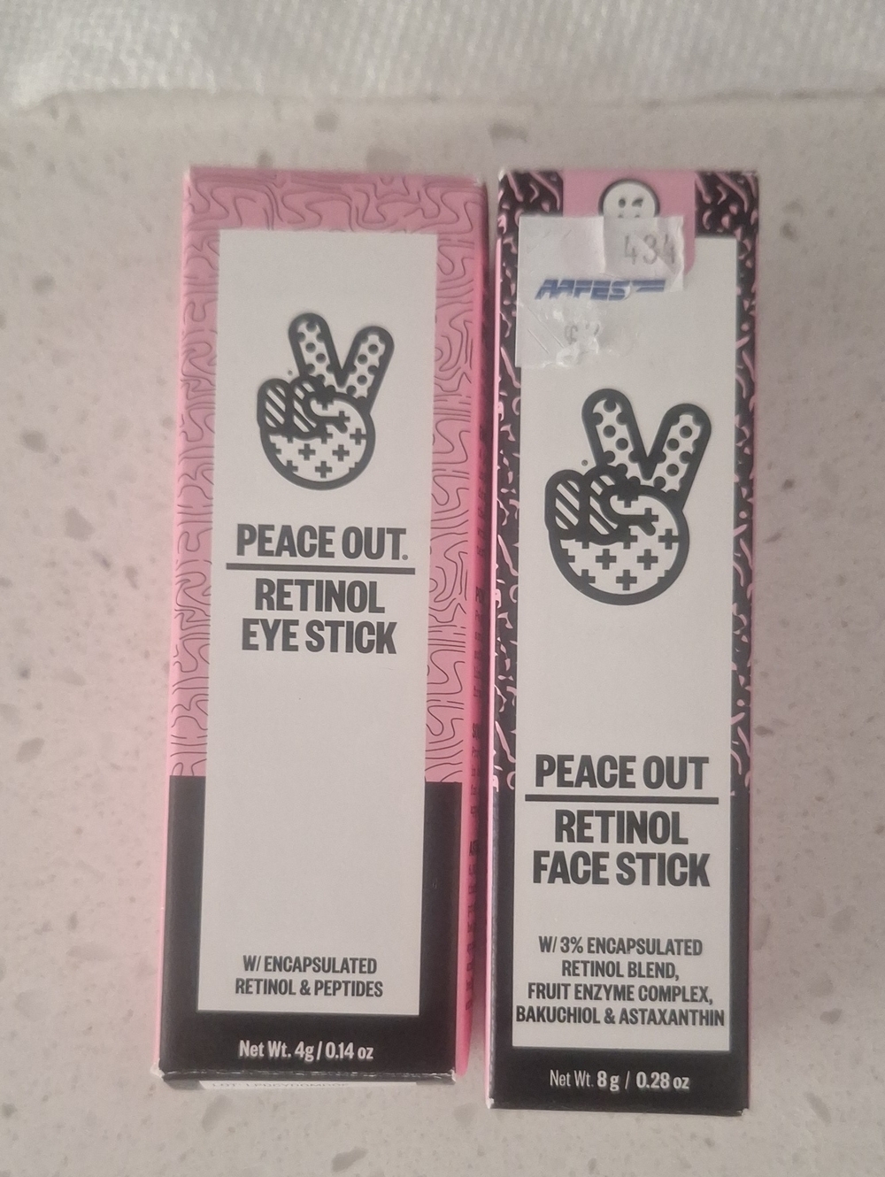 Peace Out Retinol Eye Stick & Face Stick Duo